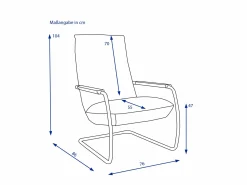 Freischwingersessel KOINOR JESSY