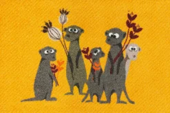 Fußmatte Erdmännchen Pepe,Bo,