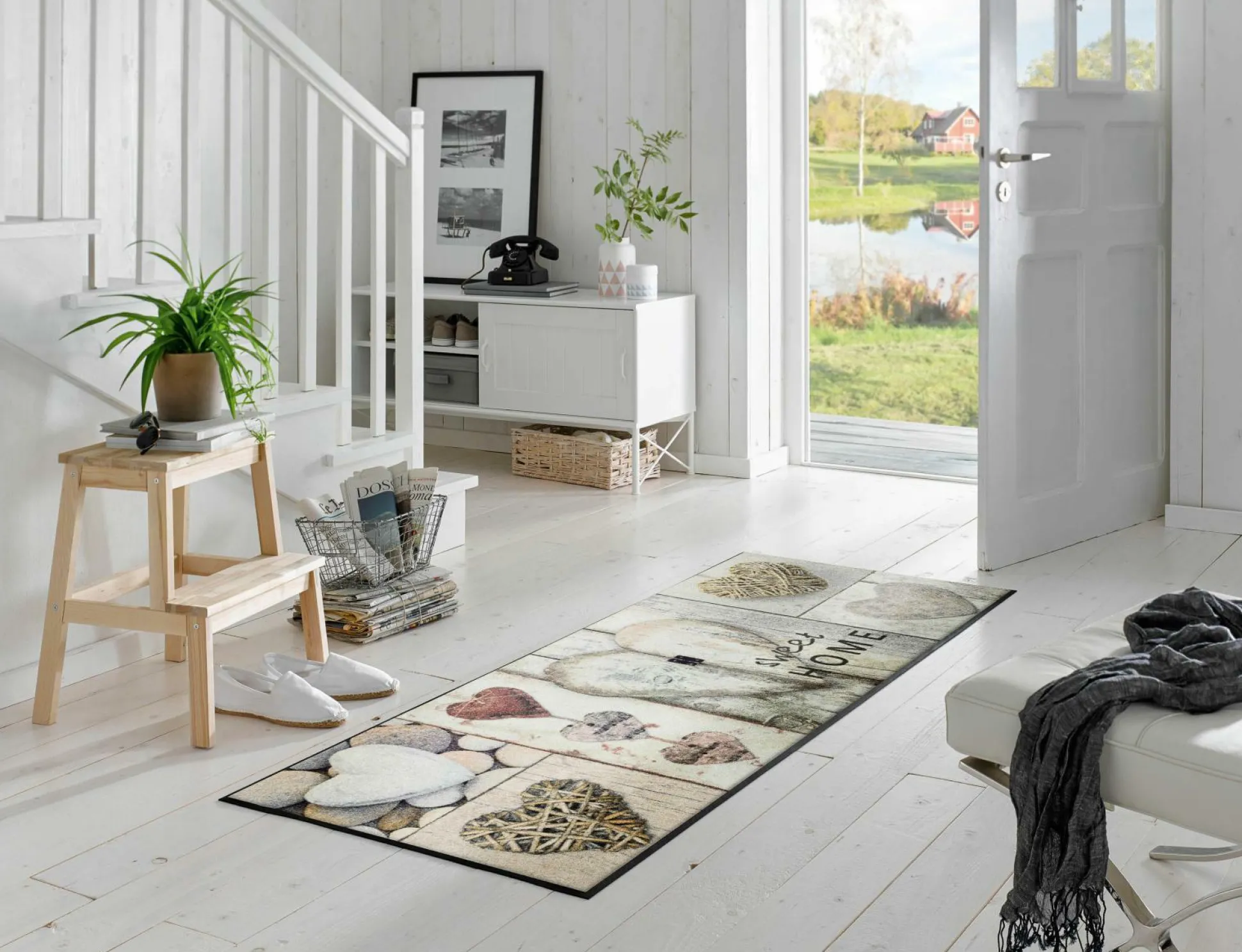 Fußmatte VINTAGE Hearts