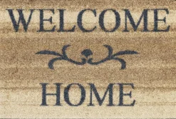 Fußmatte WELCOME Home beige