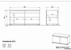 Garderobenbank HARPER GENT