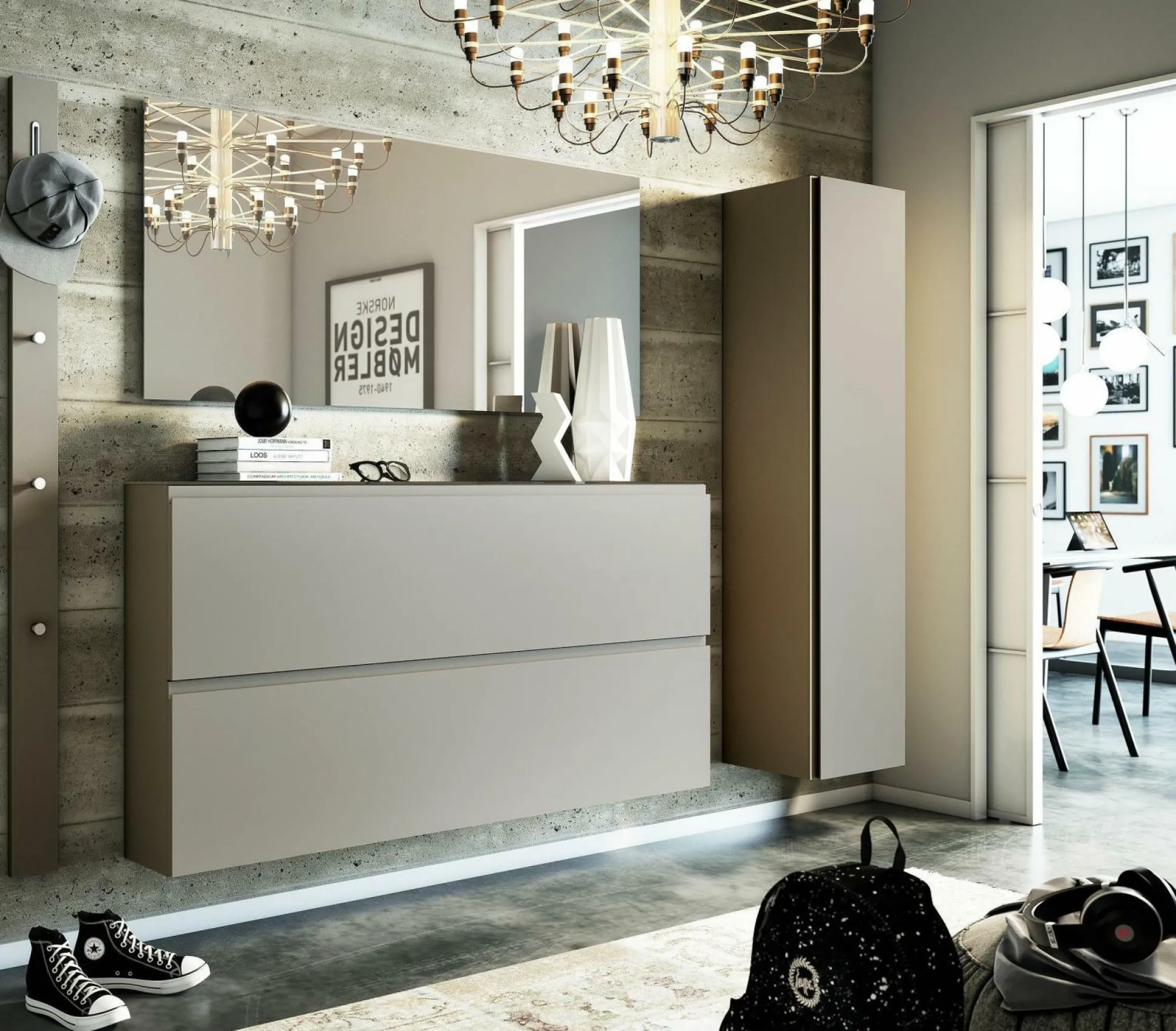 Garderobenset ARREDOKIT GARDASEE