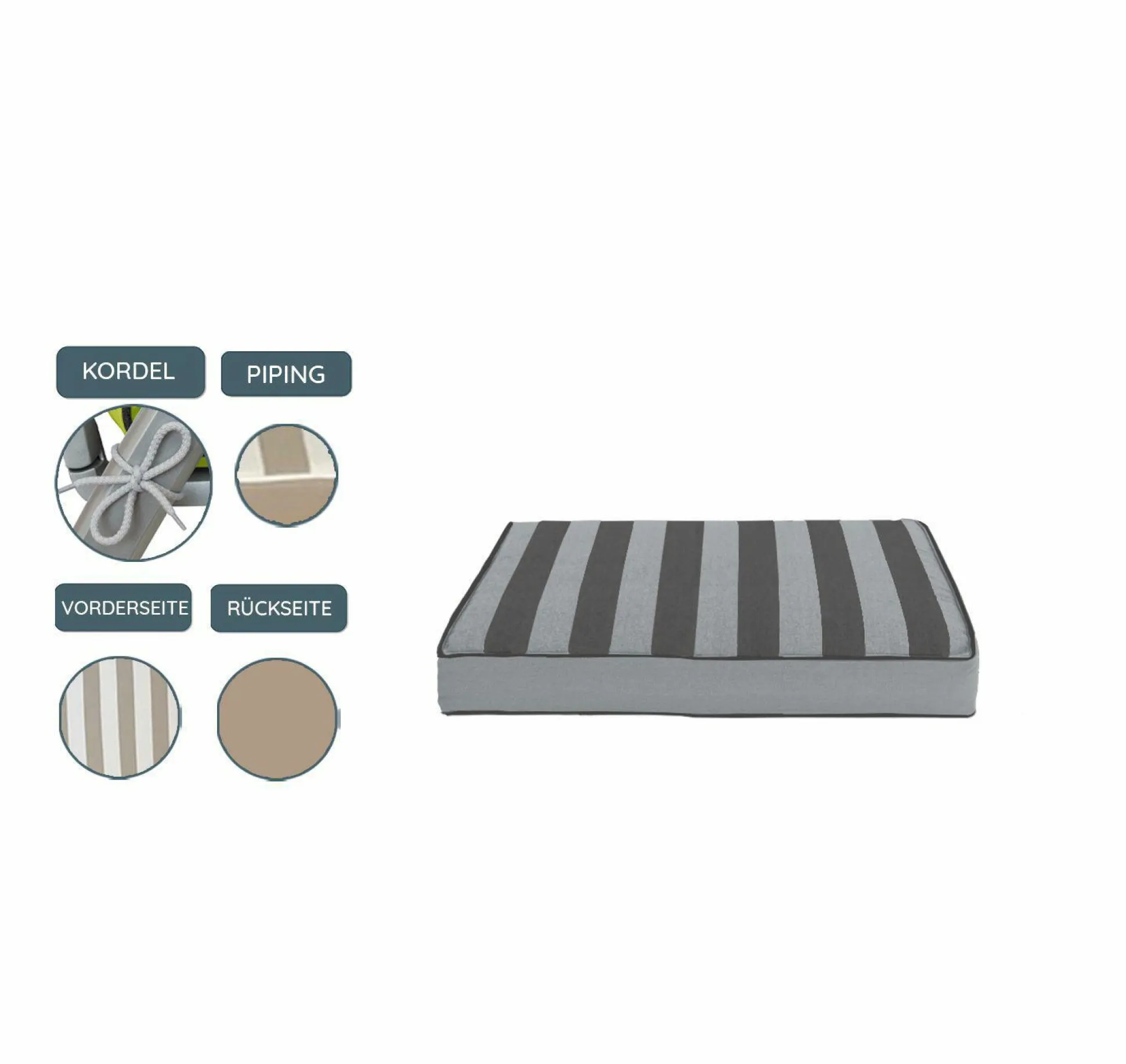 Gartenauflage Sitzkissen