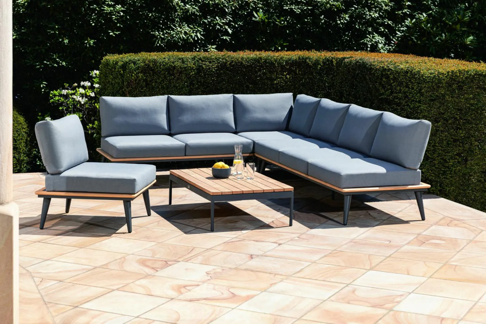 Gartensofa 2-Sitzer Serra