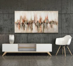 Gemälde ABSTRAKTE SKYLINE