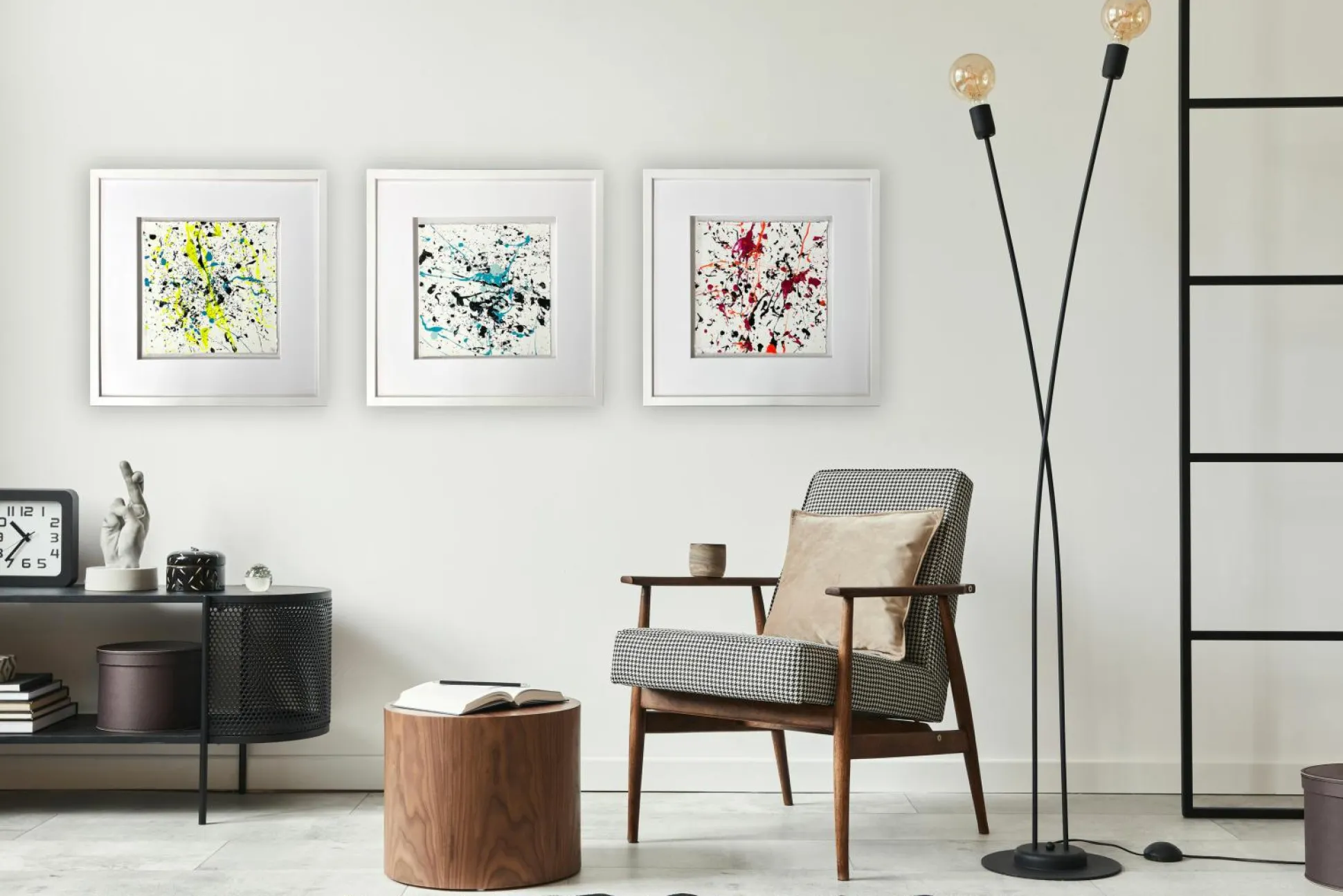 Gemälde COMPOSITION IN BLAU