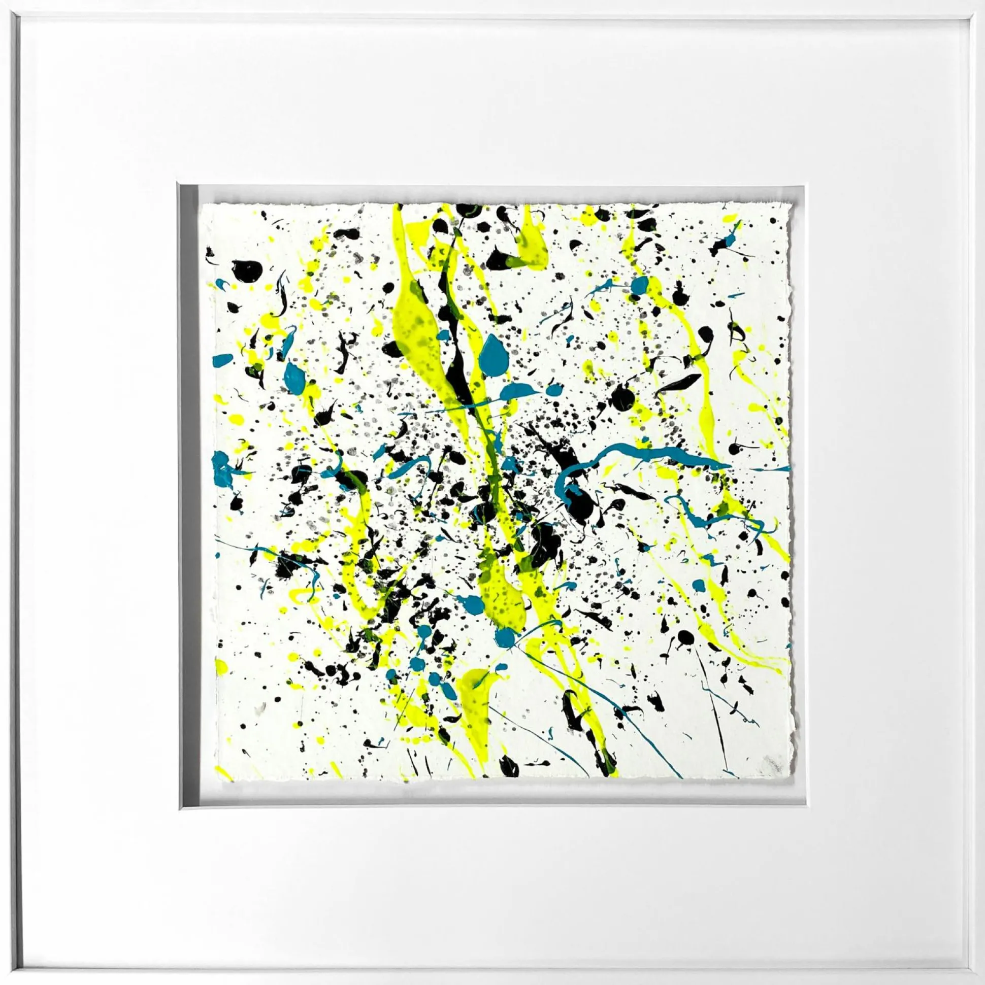 Gemälde COMPOSITION in GELB