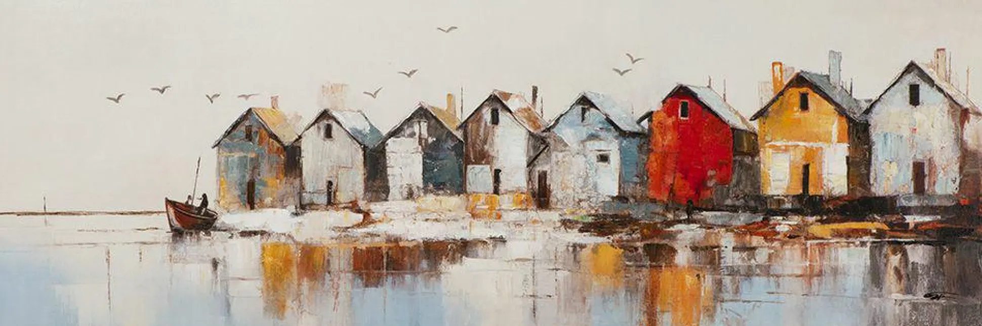 Gemälde LAKESIDE LIVING