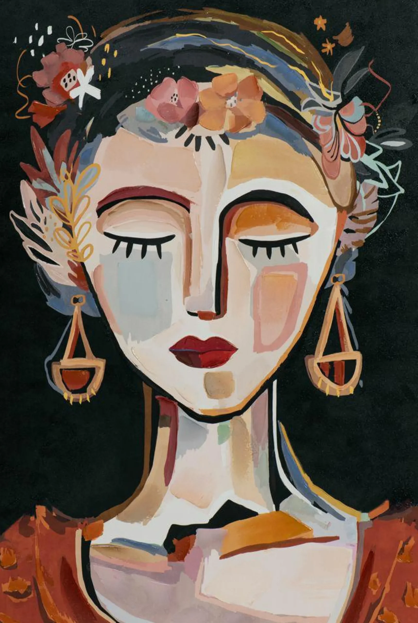 Gemälde SCHLAFENDE SCHÖNHEIT