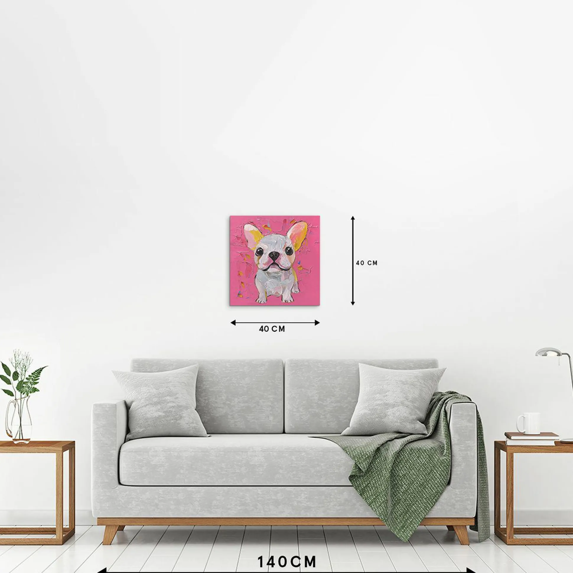 Gemälde WHITE BULLY