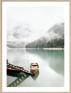 Gerahmtes Bild BOOTSFAHRT AUF