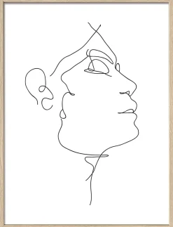 Gerahmtes Bild FACES I