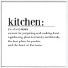 Gerahmtes Bild KITCHEN