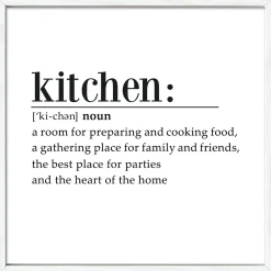 Gerahmtes Bild KITCHEN