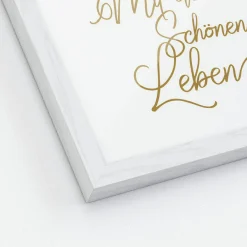 Gerahmtes Bild SCHÖNES LEBEN