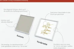 Gerahmtes Bild SCHÖNES LEBEN