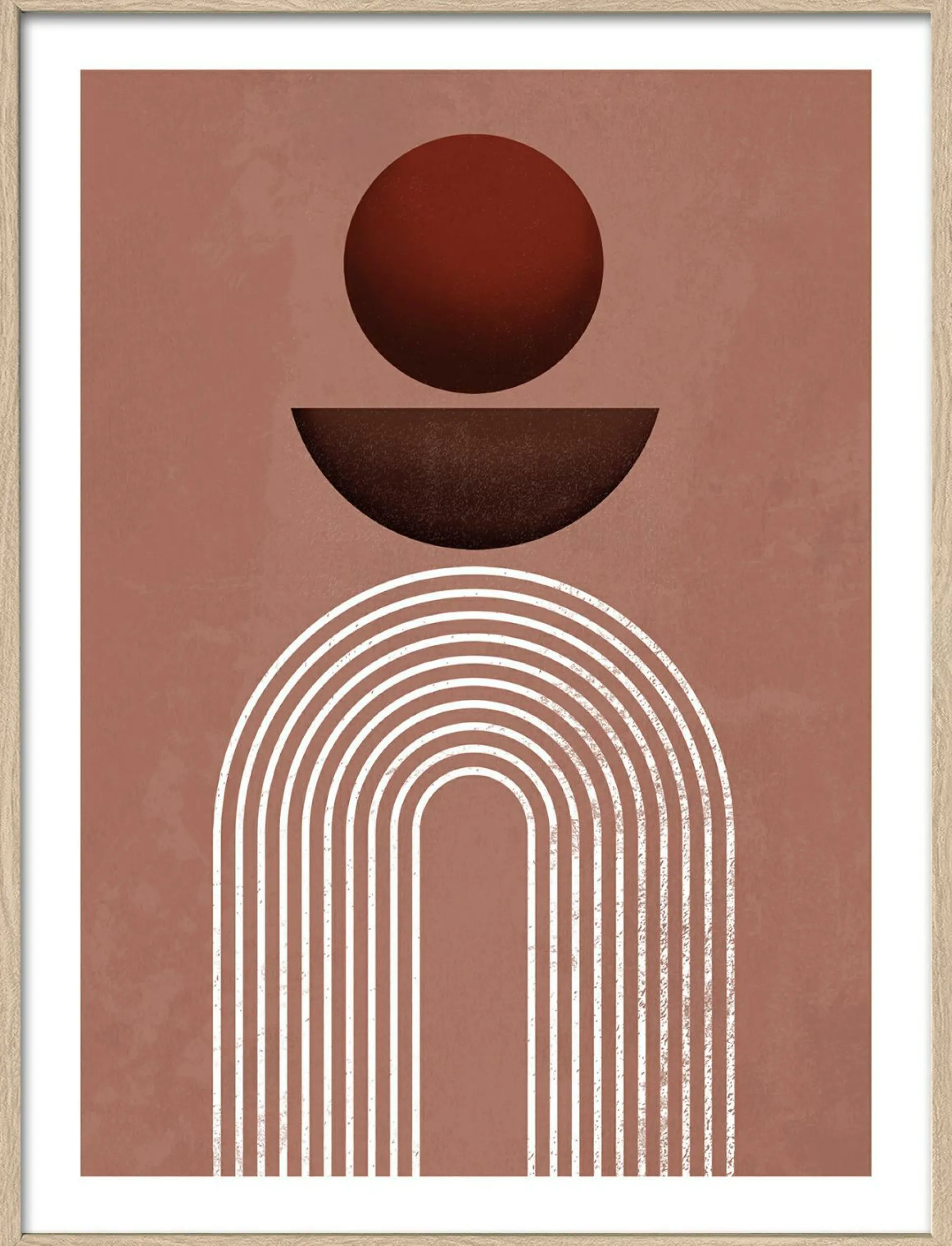 Gerahmtes Bild SHAPES OF THE