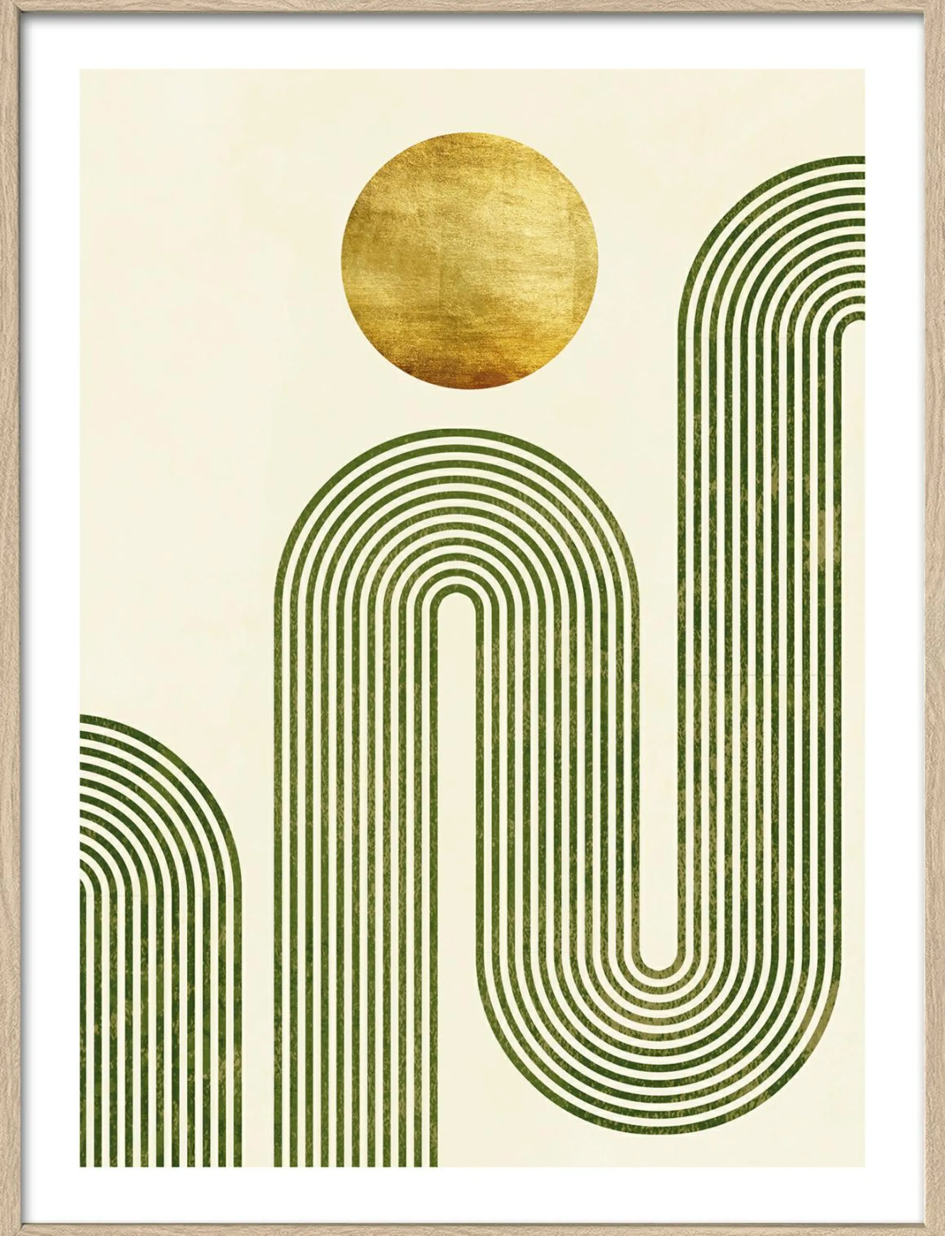 Gerahmtes Bild SHAPES OF THE