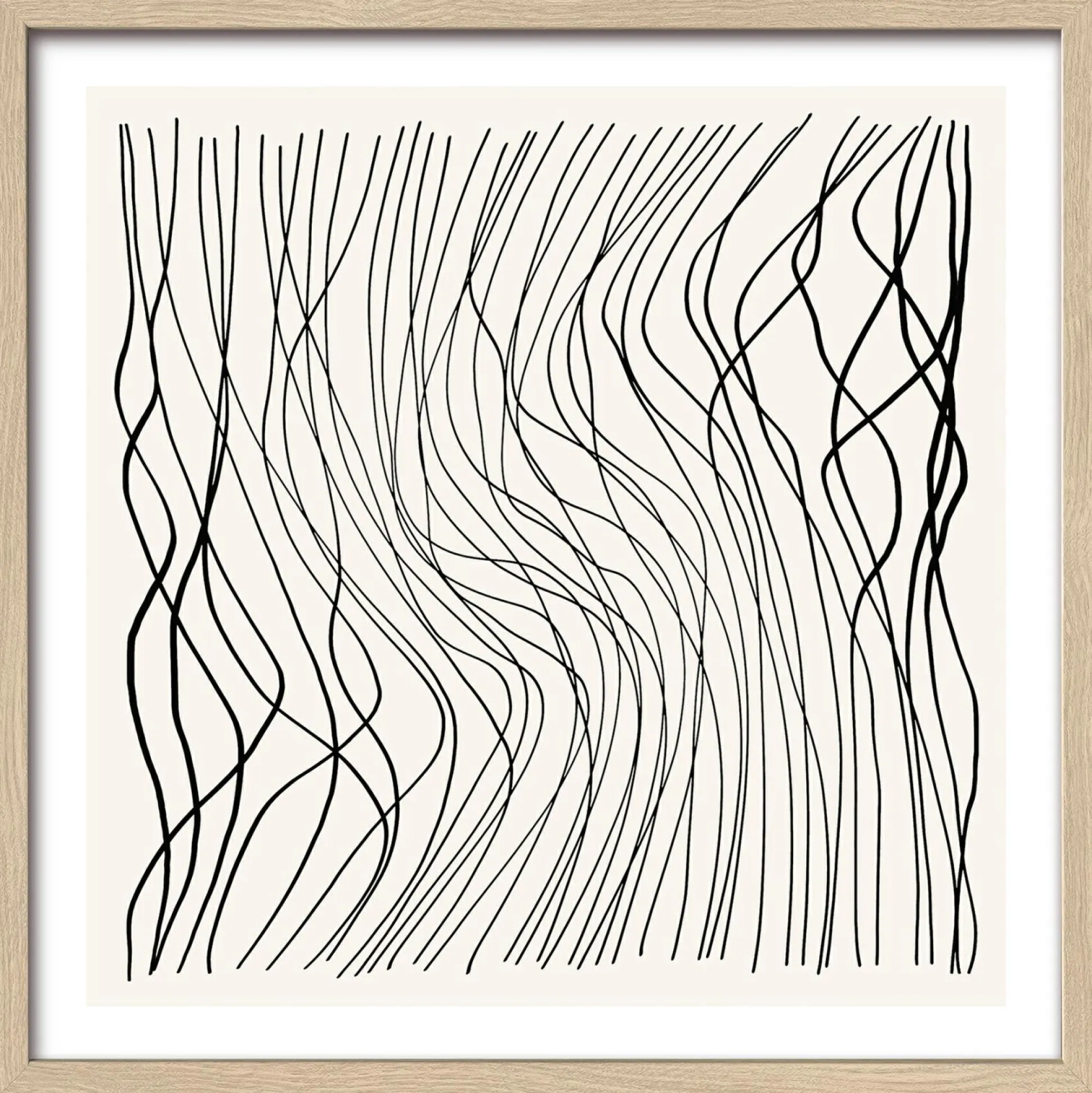 Gerahmtes Bild SHAPES XII