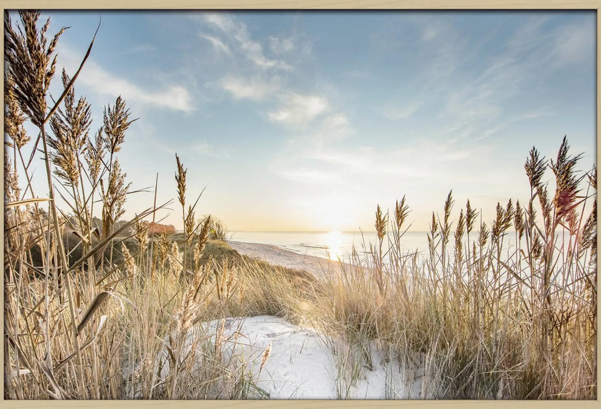 Gerahmtes Bild WILDER STRAND