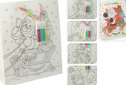 Geschenktasche zum Ausmalen