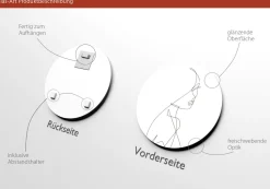 Glasbild FACE LINES I