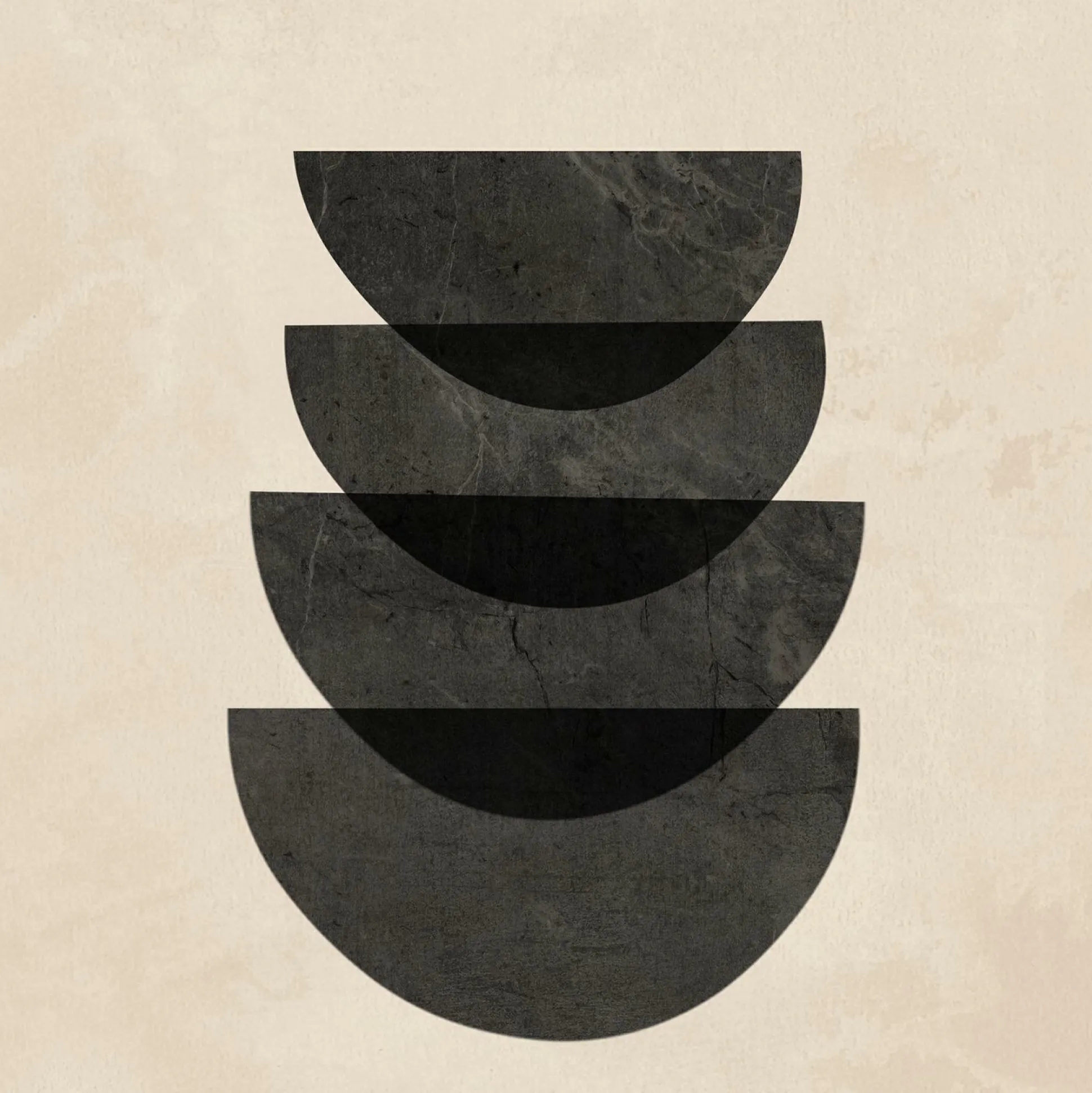 Glasbild GEOMETRIC SHAPES III