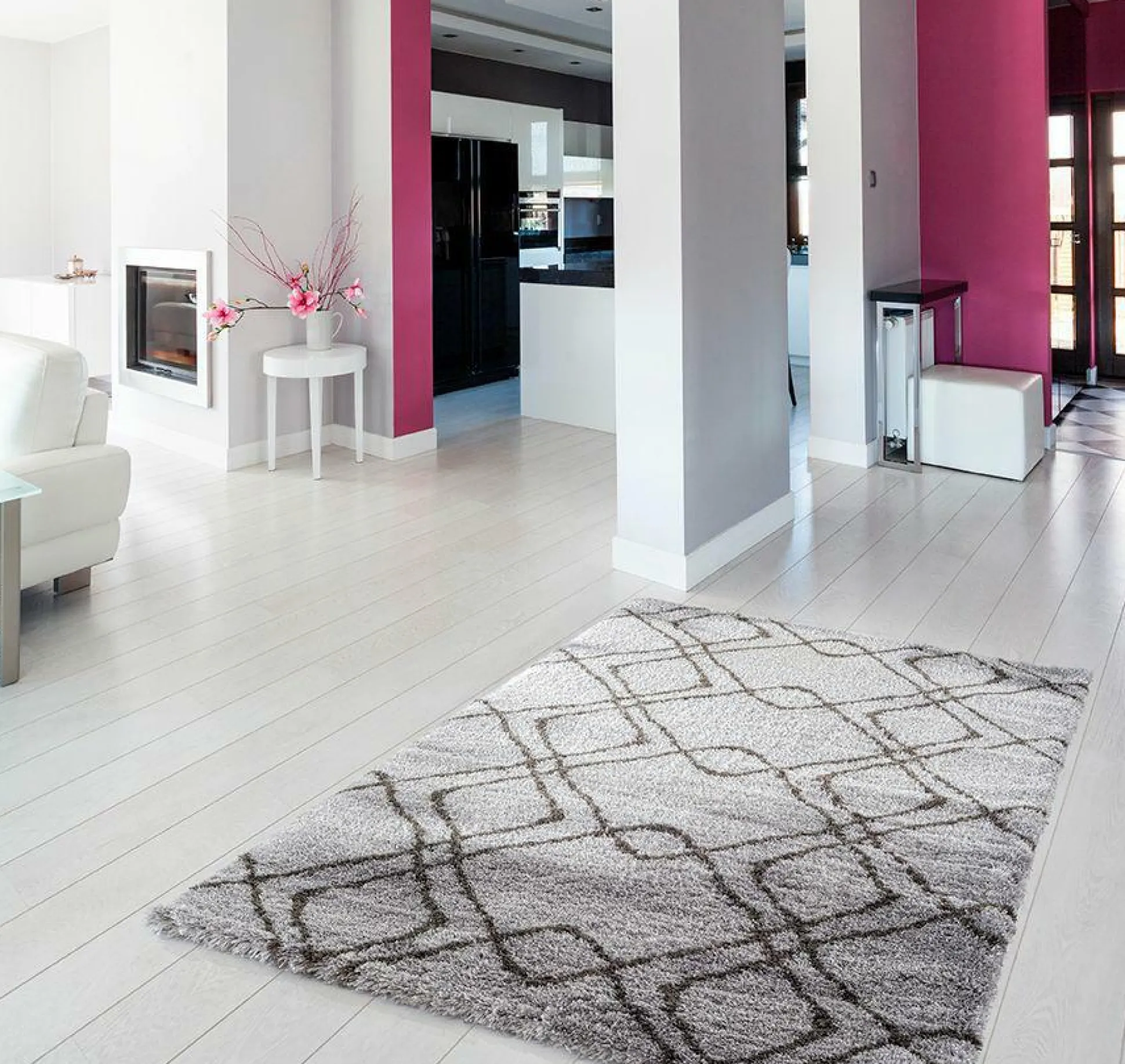 Hochflorteppich PEARL