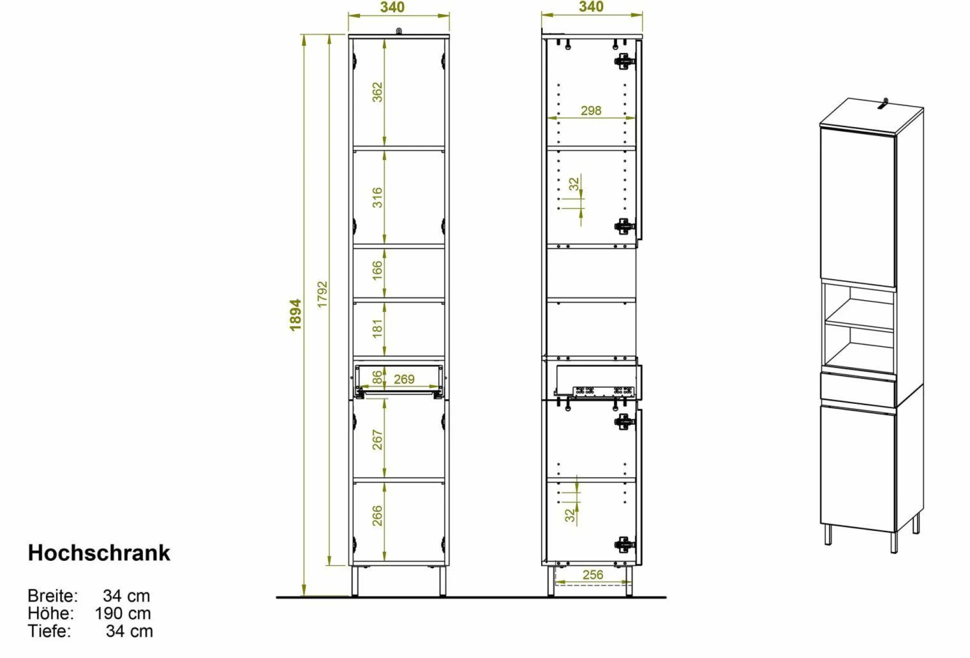 Hochschrank TORRANCE