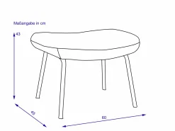 Hocker ROLF BENZ 594