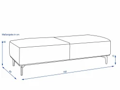 Hocker Sofamanufaktur übergroß WAHA