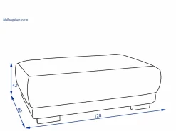 Hocker SYSTEMPOLSTER MILLA