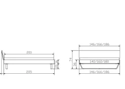 Holzbett HASENA ASTI