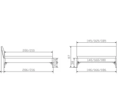 Holzbett HASENA BRONI