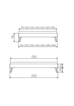 Holzbett HASENA CALVARI