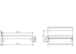Holzbett HASENA FORTI