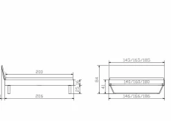 Holzbett HASENA GLEVA