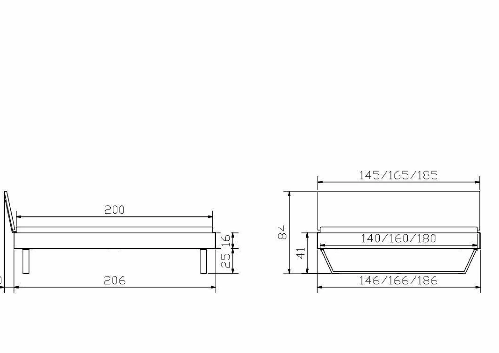 Holzbett HASENA GLEVA
