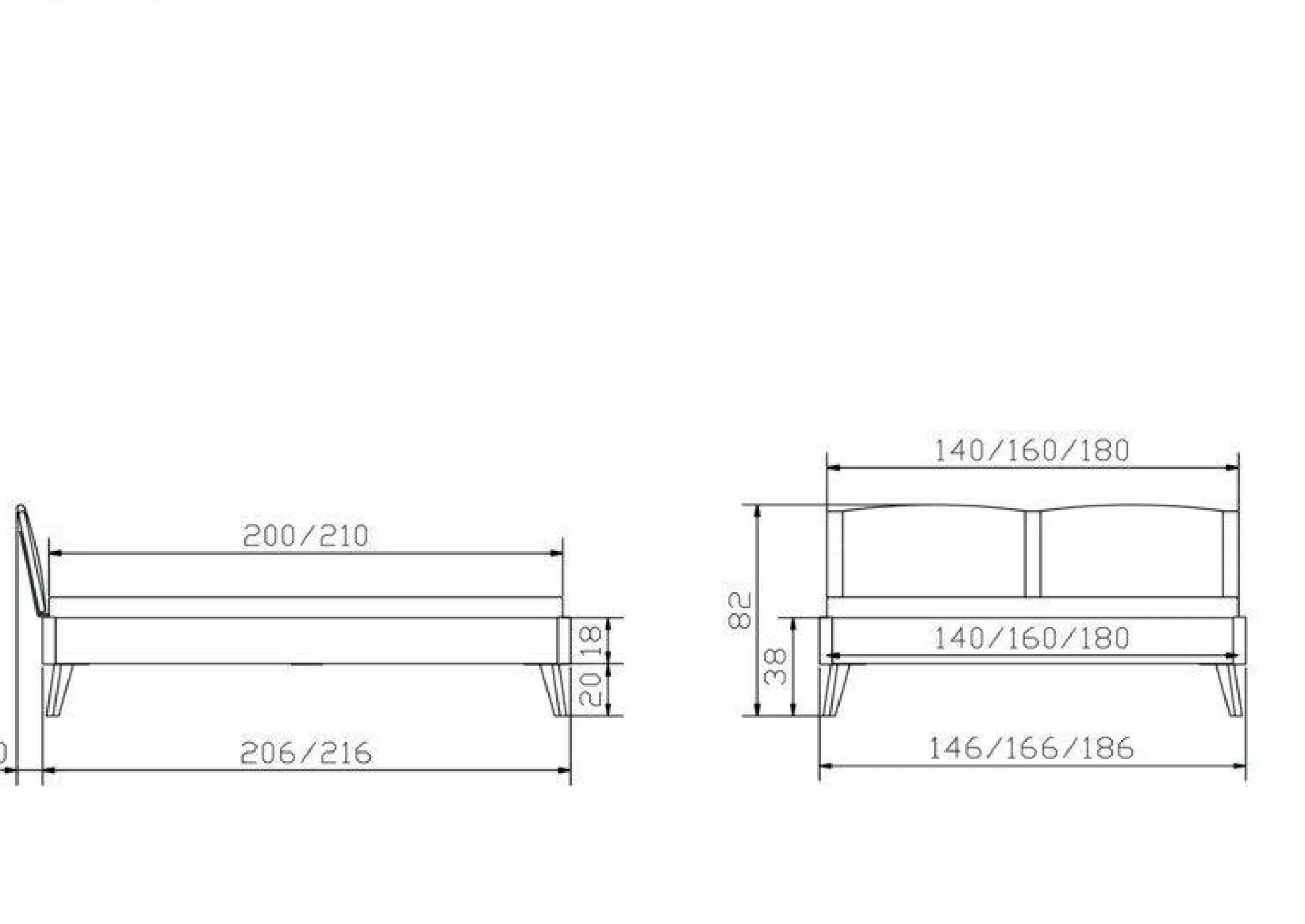 Holzbett HASENA MARETO