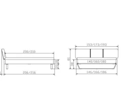 Holzbett HASENA MONTIERI