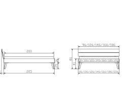 Holzbett HASENA ORTONA