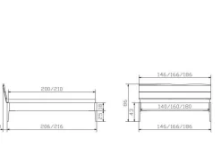 Holzbett HASENA SABBIONI
