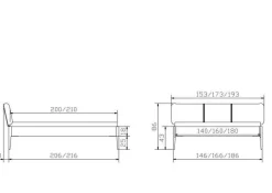 Holzbett HASENA VARESE