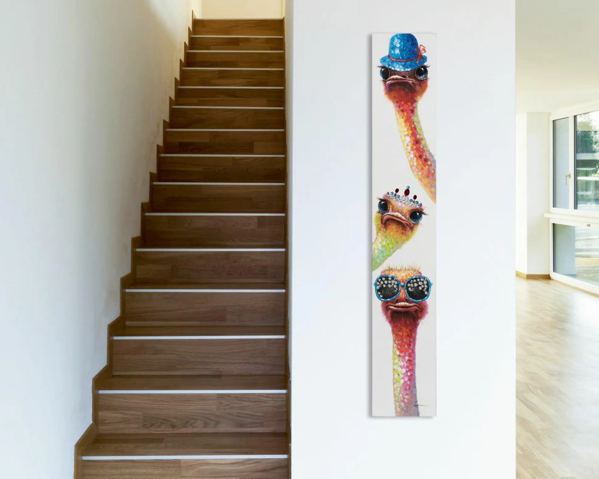 Keilrahmenbild 3 STRAUßE