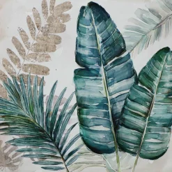 Keilrahmenbild BLÄTTER IN GRÜN