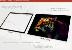 Keilrahmenbild COLOURFUL TIGER