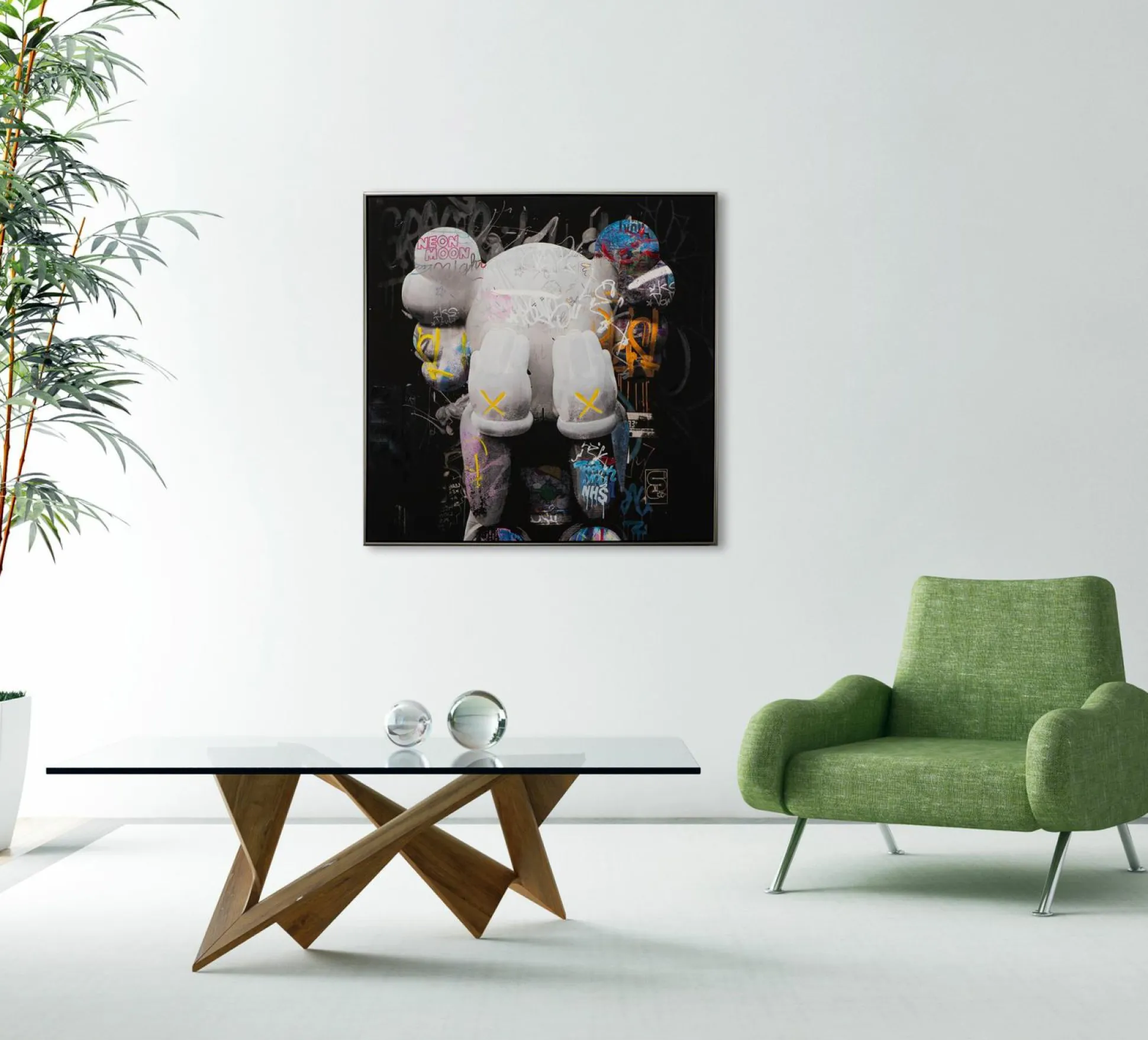 Keilrahmenbild COMIC ART MAUS