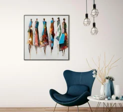 Keilrahmenbild DAMENGRUPPE