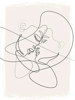 Keilrahmenbild FACES VI