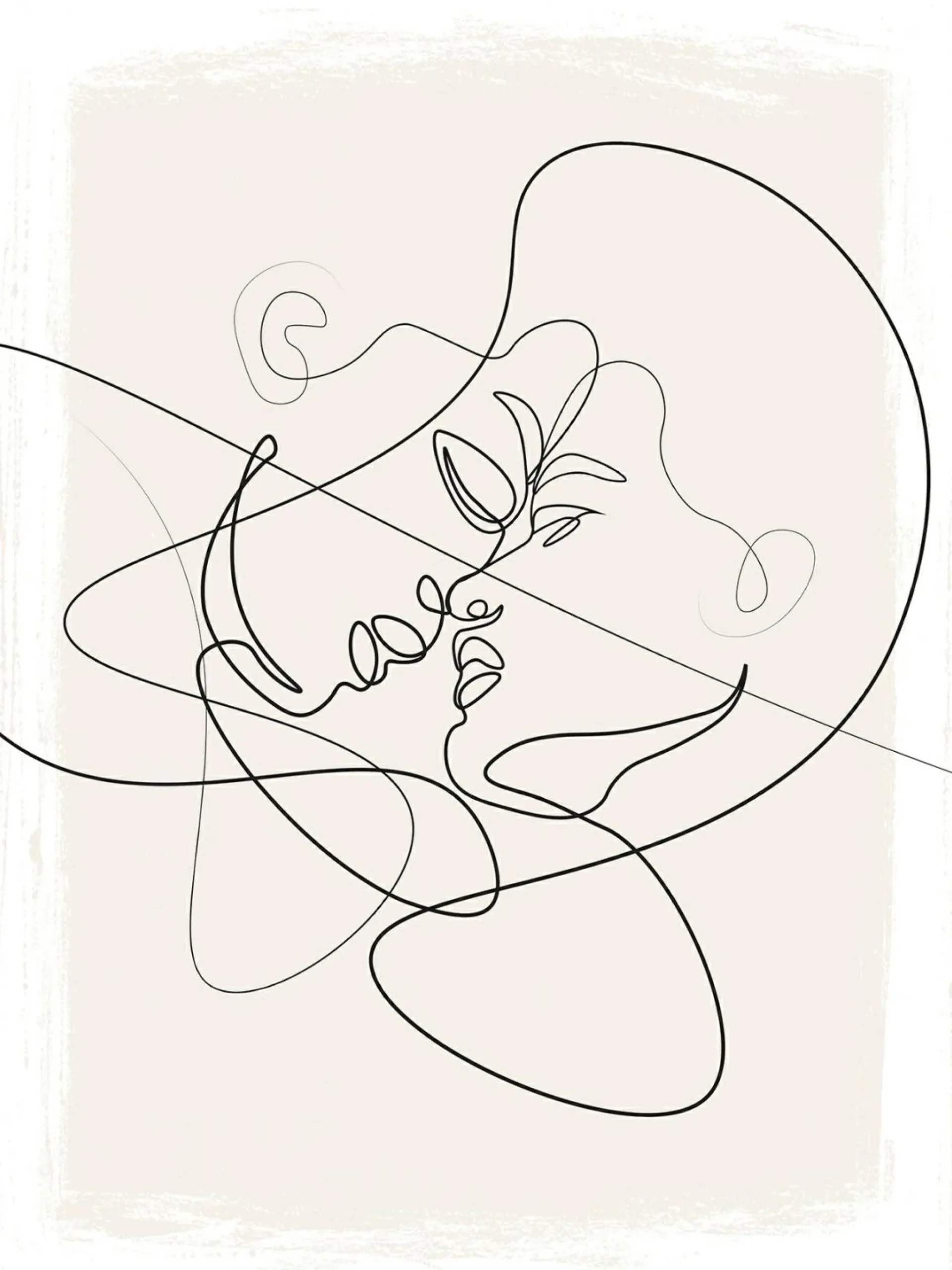 Keilrahmenbild FACES VI